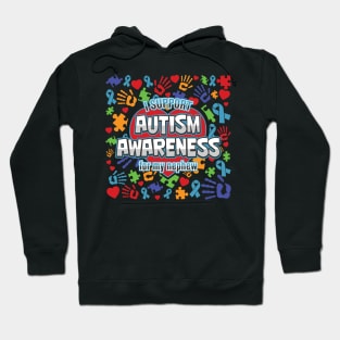 I Support Autism Awareness For My Nephew Hoodie